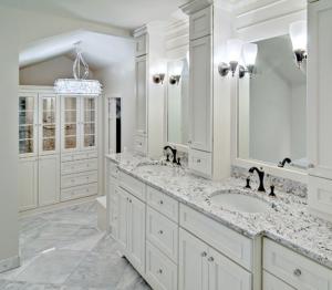 White Ice Granite Slab Countertop Brazil Imported Modern Kitchen