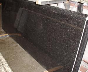 Black Galaxy Kitchen Granite Slab Countertops Cost Gold Copper