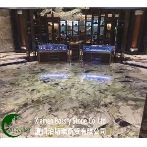 Cheap Green onyx slab Ice Connect Slab for sale