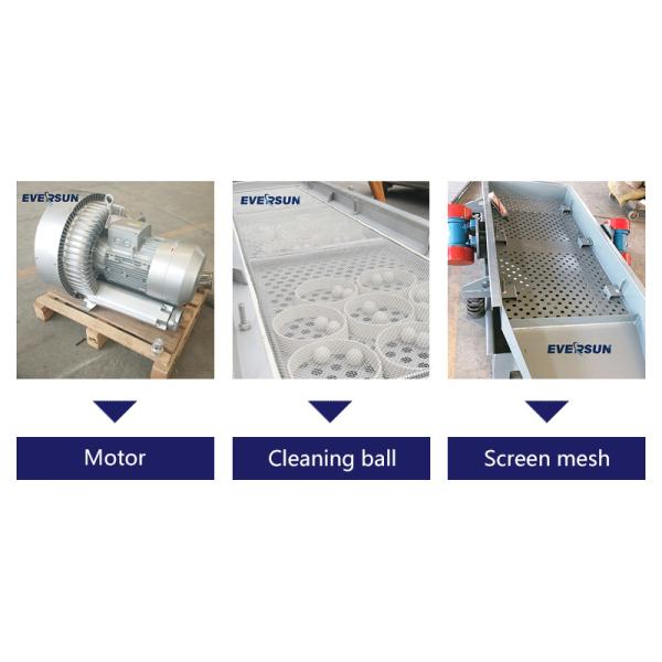 Multi-layer Vibrating Particle Screen Rectangular Stainless Steel Linear Vibrating Screen Sand Sifter