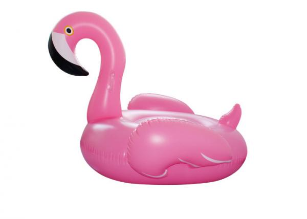 Quality Enviromental Inflatable Water Toys , Pink PVC Inflatable Flamingo Pool Float wholesale