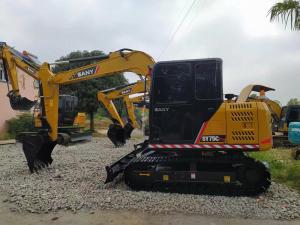 Cheap 7.5Tons Used Sany Excavator Sany Sy75c Pro Excavator 43KW 4.4km/H for sale