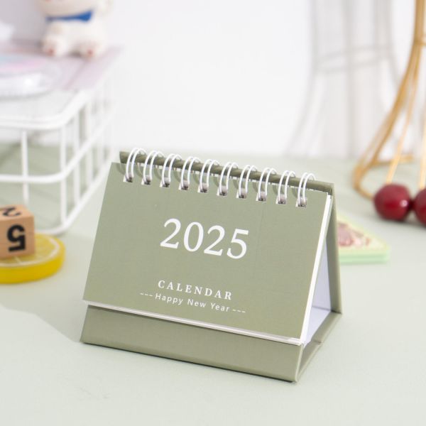 Custom Logo Paper 2026 Wholesale Creative Simple Calendars Office Desktop Decoration Portable Table Calendar Custom Calendar