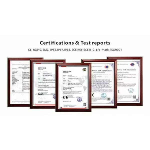 Customized Trailer Lighting Kit 4.2V Magnetic Tail Lights For Trailer