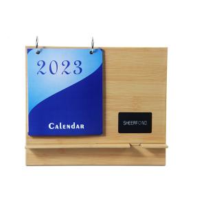 China Custom Art Desk Calendar , Desk 2023 Calendar Planner With Wireless Charger on sale