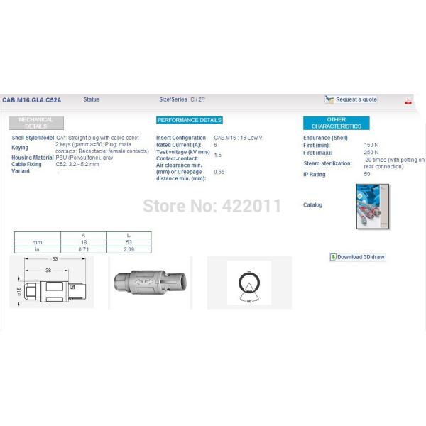 Plastica Connettore Lemo REDEL Compatibile 2 P CAB CKB Impermeabile 2 p Series LEMO 2 Pin Presa Di Corrente