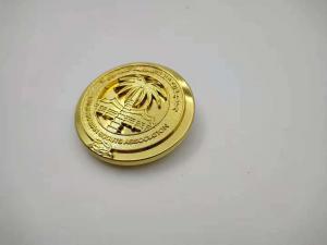 Cheap 3D Gold Plating Pin On Zinc Alloy Police Metal Badge for sale