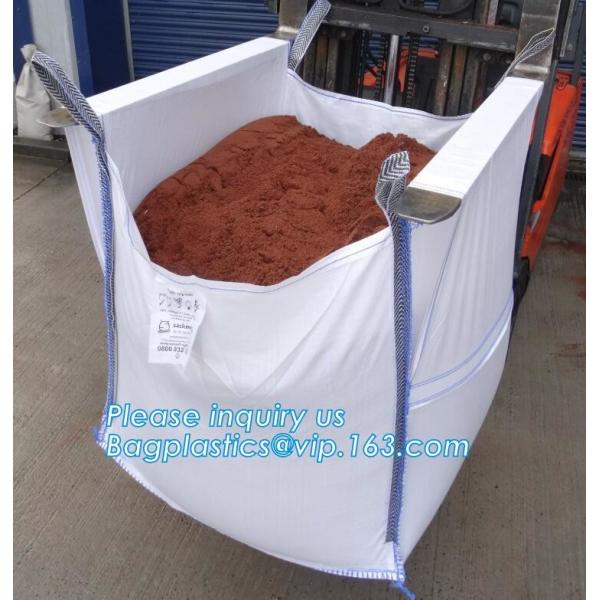 high capacity document pouch 1700kg extra strong circular woven polypropylene industrial big bags 1000kg, BAGEASE PACKAG