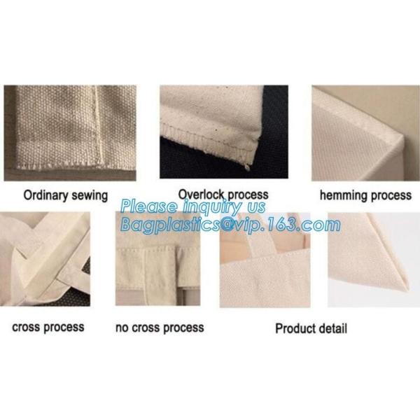 Custom silk screen printed Cotton material handle style blank natural cotton canvas bag without logo bagplastics bagease