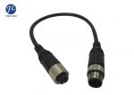 M12 4 Pin Connector Cable Male To Female For Reverse Backup Camera System OEM /