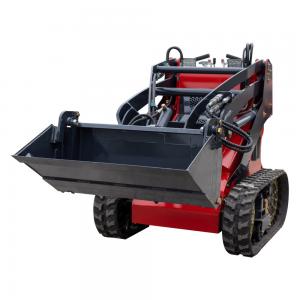 China HTS430 Hydraulic Mini Skid Steer Loader Briggs Stratton Engine Small Crawler Loader on sale