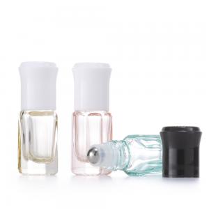 Cheap Octagonal Roller Bottle Glass 12ml Refillable Container Sub Package Bottle for sale