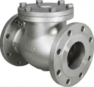 Cheap 4 Inch Carbon Steel PN10 Manual Operated Ceramic Swing Flange Check Valve for sale