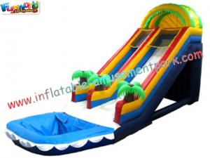 China OEM Commercial Large Outdoor Inflatable Water Slides Fun Games for Kids Outside on sale