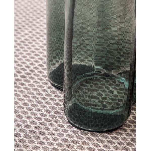 AMS 01 Tempered Glass Top Coffee Table Round High And Low Combined Glass Coffee Table