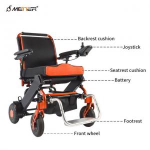 China Lightweight Portable Folding Electric Wheelchair 6km/H For Disabled on sale