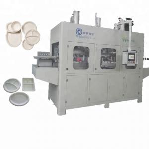 Cheap Biodegradable Disposable Container Making Machine , Paper Plate Forming Machine 380V for sale
