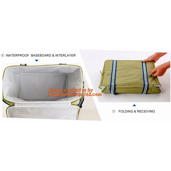 Freezer Bags Color Cold Insulation Waterproof Convenient Portable Ice Meal Packages Refrigerator Cooler Lunch Bag bageas