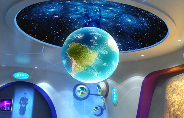 Shopping Mall/Events Round LED Monitor with Video/Text/Image Display