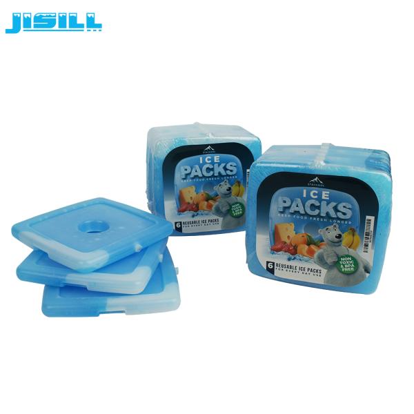 160ml Ice Gel Lunch Chillers / Ultra-Thin Gel Ice Packs Thermal Type For Food Frozen