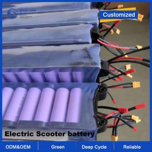 Cheap OEM ODM LiFePO4 lithium battery pack Electric Scooter battery China Manufacturer 48V 36V 24V with different capacity for sale