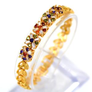 Buy cheap Classic 18K Gold Plated Cubic zirconia Bracelet & bangles factory wholesale high from wholesalers