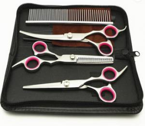 China Metal Dog Grooming Brush Kit Fast Hair Remover Scissor Easy To Handle on sale