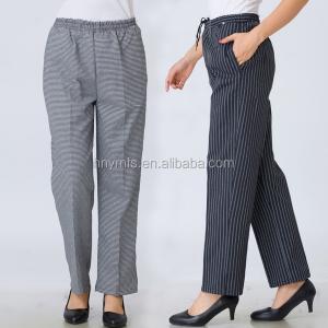 China Top Quality Custom Design Workwear Chefs Clothing  Chef  Pants for women on sale
