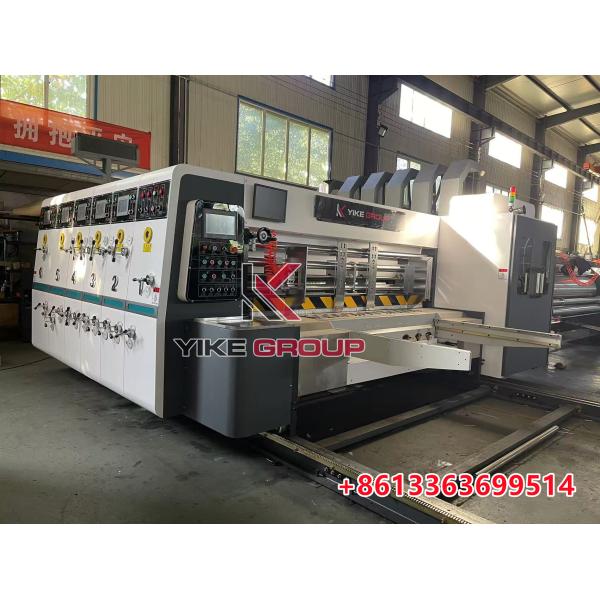 Yk-1228 Lead Edge Feeder Printer Slotter Die Cutter Machine For Corrugated Carton