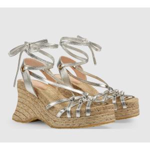 Buy cheap Straw ODM Womens Wedge Heeled Shoes Lace Up High Heels Wedges Platform Sandals from wholesalers