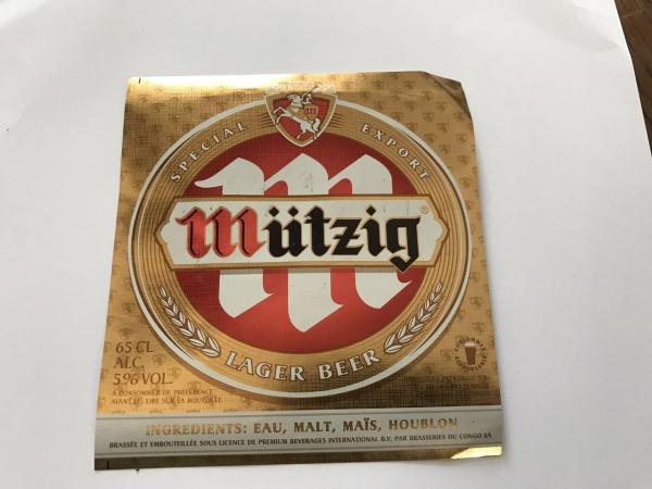 Quality Printed high quality aluminium foil beer neck label for India beer market Direct manufacturer best-selling aluminum foil wholesale