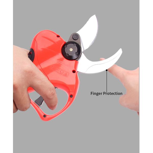 SWANSOFT Electric Pruning Shears Progressive Finger Protect Pruner