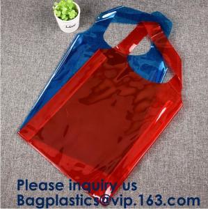 China Clear Purple Trendy  Shopping Bag,Folding PVC Tote Bag,Waterproof PVC Shopping Shoulder Bag, BAGEASE, BAGPLASTICS on sale