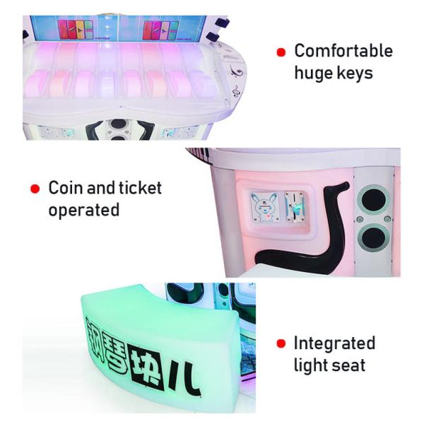 Music Arcade Video Game Machine For Kid Piano Block Puzzle Game