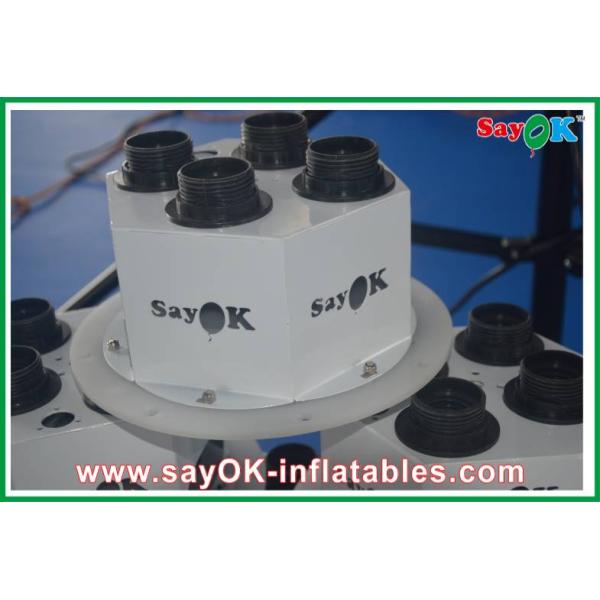 4 Led Bulbs Inflatable Lighting Decoration Stand Ball Tyre Shape