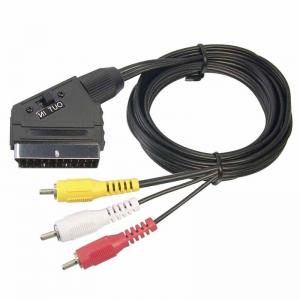 China 21 Pin SCART to Component video Cable on sale