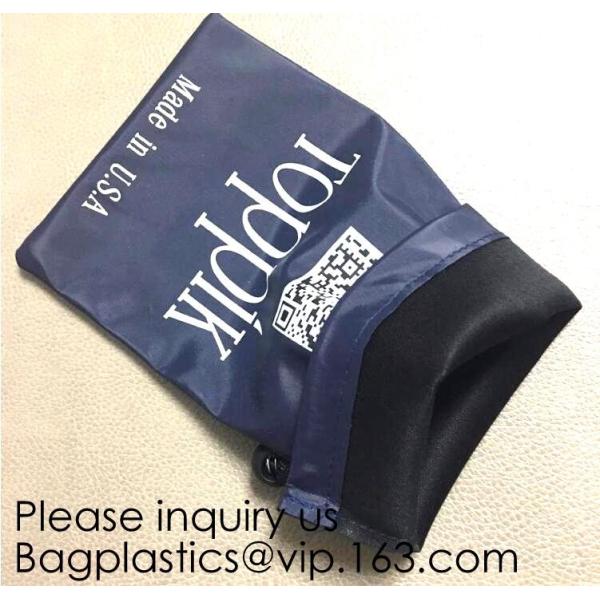 Soft Offwhite and Red PU Leather Bag For Packaging,Custom Pink Brown Faux Leather Drawstring Pouch Faux Leather Jewelry