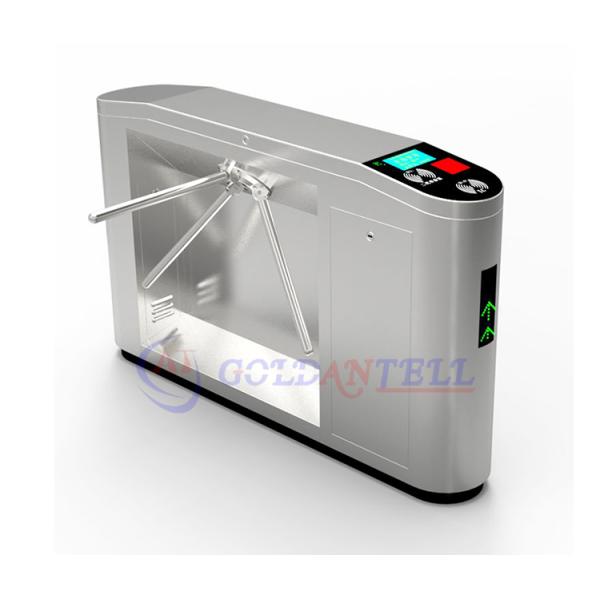 App Code Scanner Controlled Subway Turnstile Rotary Drop Type Three Arm Barrier Gate