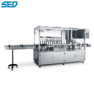 China Automatic Linear Tracking Liquid Filling And Capping Machine on sale