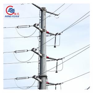 China Self Supporting Galvanized Steel Electric Transmission Line Pole Tower utility power pole on sale