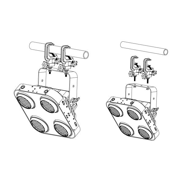 IP65 Die Casting Magnesium Housing 400W LED Effect Light