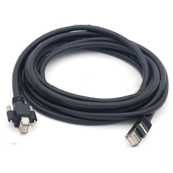 Functional Camera Data Cable Custom Length Tough Molding With Thumb Screw