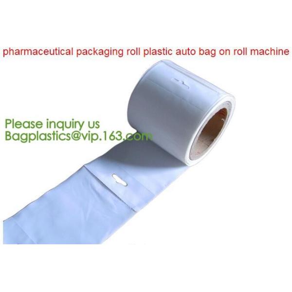 custom design degradable clear self adhesive seal plastic auto bag,Bag sealing pre-opened poly bags on a roll,transparen