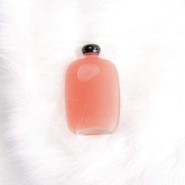 250ml 350ml Juice Hip Flask Bottles Cold Brew Glass Bottles With Metal Lids