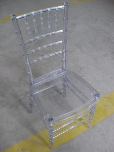 China Clear resin Chiavari chair banquet chair for rental use on sale