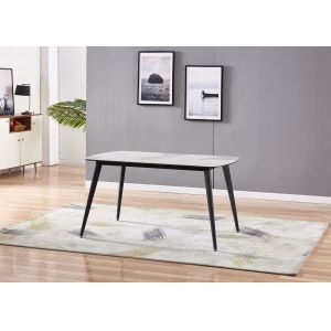 Buy cheap Grey Rectangle Luxury Real Natural 50kgs Marble Top Dining Table from wholesalers