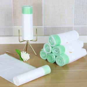 Cheap HDPE LDPE Recycled Plastic Trash Bags Green Dustbin Polythene Roll for sale
