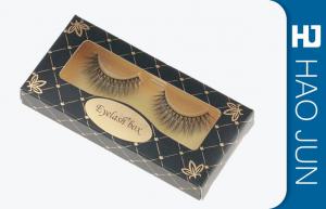 Book Style Cosmetic Paper Boxes Custom Eyelash Boxes With PVC Window
