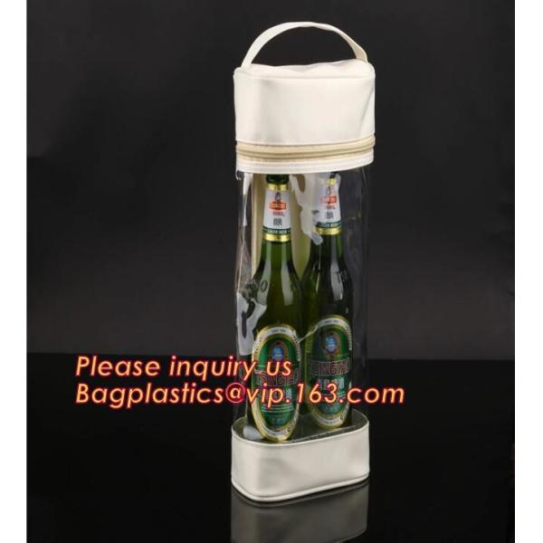 Bottle Protector Bubble Travel Bag,Travel Trip Bag With Bubble Inside And Double Zip lockks,Sleeve Travel Bag - Inner Skin