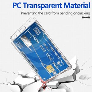 Pack Badge Holder Retractable Clip Heavy Duty Reels With Vertical Sliding ID